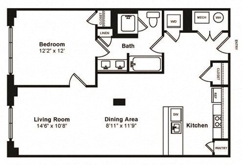 Floor plan at IO Piazza by Windsor